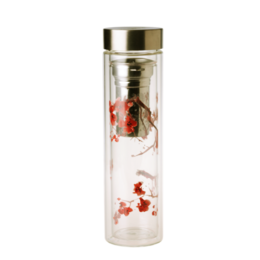 Termos din sticlă CHERRY BLOSSOM, 350ml.