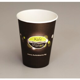 Pahare din carton pentru latte macchiato Kafemania 60buc, 360ml