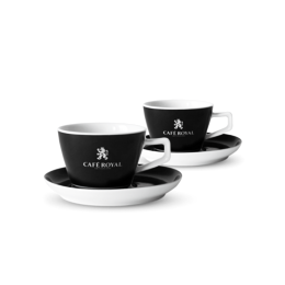 Cafe Royal - set de 2 căni din porțelan pentru cafea lungo, 250ml.