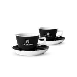 Cafe Royal - set de 2 căni din porțelan pentru cafea lungo, 250ml.