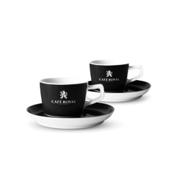 Cafe Royal - set de două căni cappuccino de 250ml. 