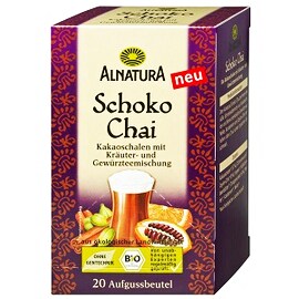 Alnatura Schoko Chai  Ceai bio la plicuri 